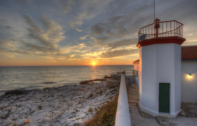 Cape Verudica Lighthouse, Valbrione Luxury Suites in Valbandon, Istria - Croatia Fažana